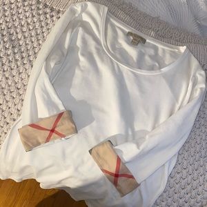 Burberry 3/4 sleeve t shirt